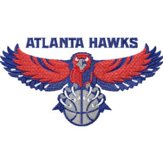 Atlanta Hawks logo embroidery design - Embroidery Design