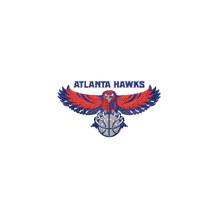 Atlanta Hawks logo embroidery design - Embroidery Design