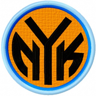 New York Knicks alternative logo embroidery design - Embroidery Design
