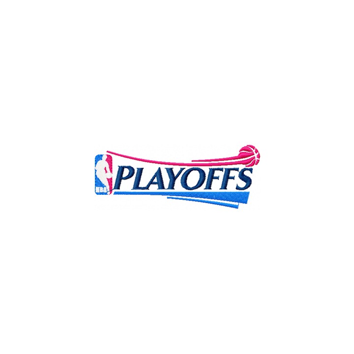 NBA Playoffs Alternate Logo embroidery design - Embroidery Design