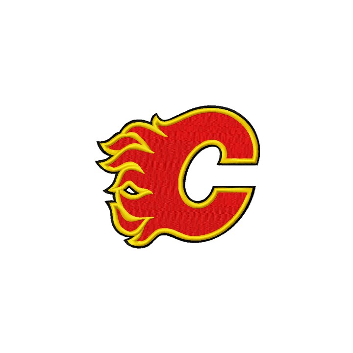 Calgary Flames Logo embroidery design - Embroidery Design
