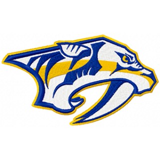 Nashville Predators Logo embroidery design - Embroidery Design