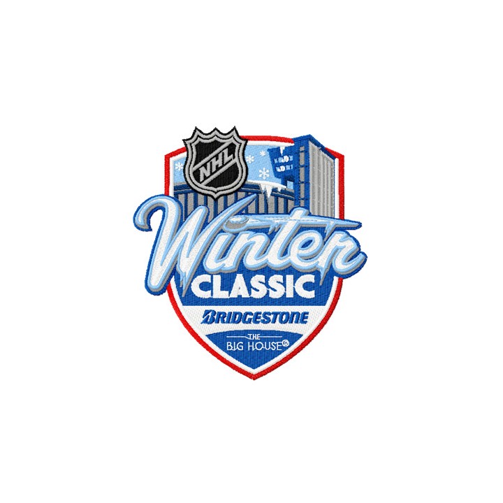 NHL Winter Classic Logo embroidery design - Embroidery Design