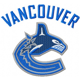 Vancouver Canucks logo embroidery design - Embroidery Design