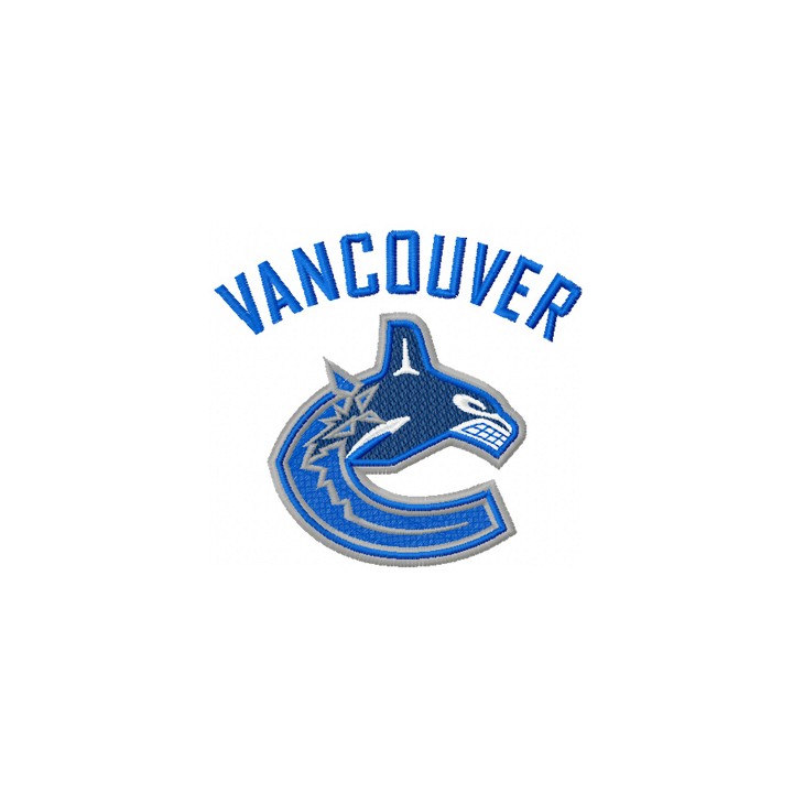 Vancouver Canucks logo embroidery design - Embroidery Design