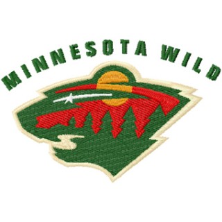 Minnesota Wild logo embroidery design - Embroidery Design