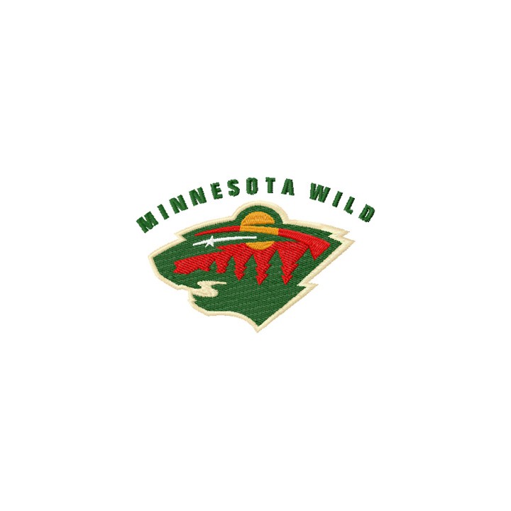 Minnesota Wild logo embroidery design - Embroidery Design