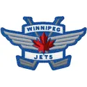 Embroidery design preview of the Jets NHL Logo 3, showcasing intricate stitching for hockey fans.