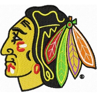 Chicago Blackhawks logo embroidery design - Embroidery Design