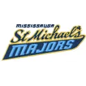 Embroidery design of the Mississauga St. Michael's Majors hockey team logo for creative stitching projects.