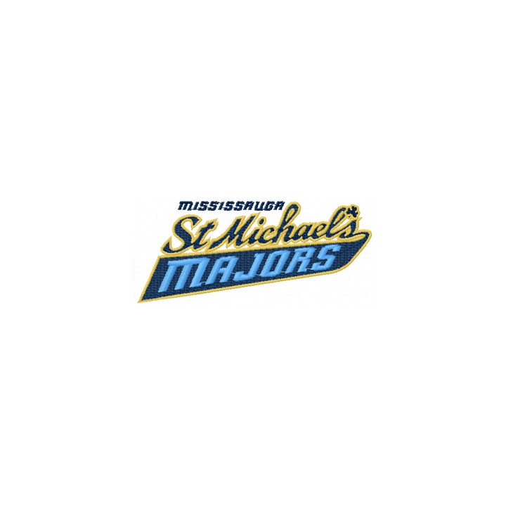 Mississauga St. Michael's Majors logo embroidery design - Embroidery Design