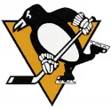 Pittsburgh Penguins logo embroidery design preview showcasing a detailed stitched motif for hockey fans.