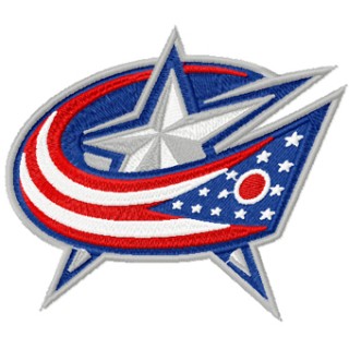 Columbus Blue Jackets primary logo embroidery design - Embroidery Design