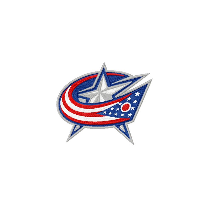 Columbus Blue Jackets primary logo embroidery design - Embroidery Design