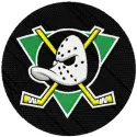 Embroidery design featuring the Anaheim Mighty Duck hockey club logo, perfect for sports-themed projects.