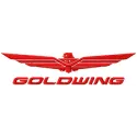 Honda Goldwing logo embroidery design showcasing intricate stitching patterns for motorcycle enthusiasts.