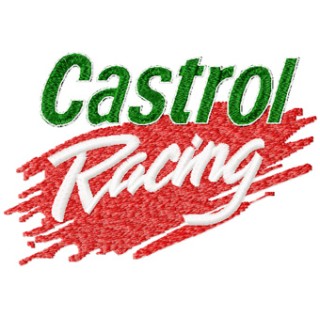 Castrol racing logo embroidery design - Embroidery Design