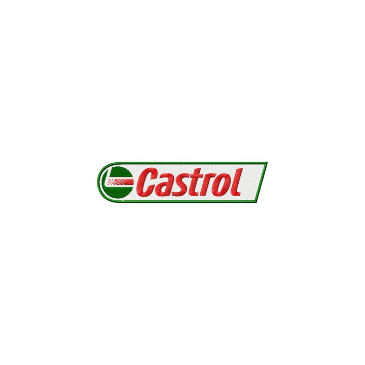 Castrol classic logo embroidery design - Embroidery Design