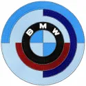 Auto classic logo embroidery design showcasing intricate stitching patterns for automotive enthusiasts.