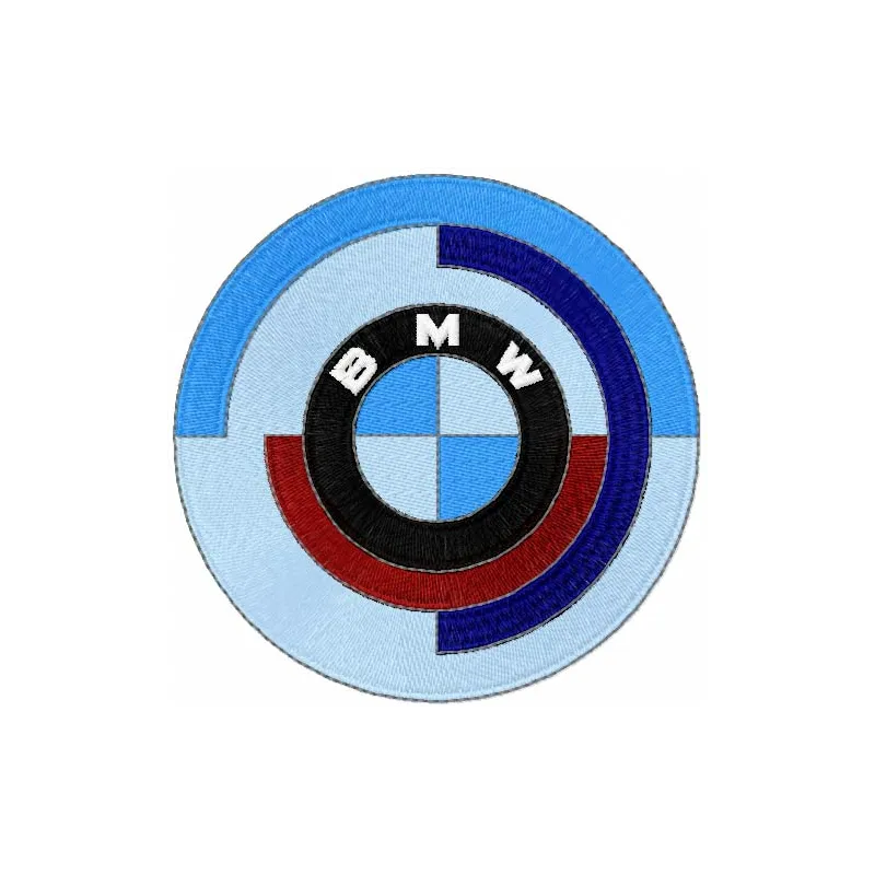Auto classic logo embroidery design showcasing intricate stitching patterns for automotive enthusiasts.