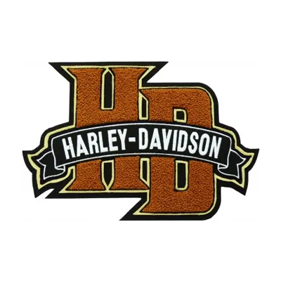 Harley Davidson Urban logo embroidery design, showcasing a bold stitched motif for auto and moto enthusiasts.