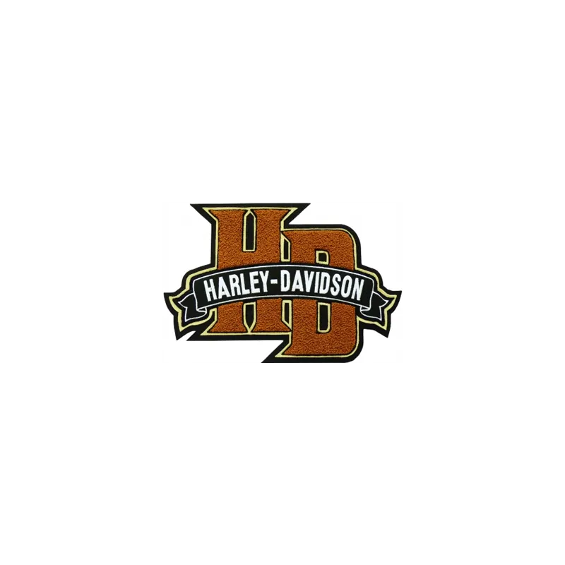 Harley Davidson Urban logo embroidery design, showcasing a bold stitched motif for auto and moto enthusiasts.
