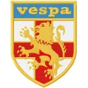 St George Vespa Shield logo embroidery design showcasing intricate stitching patterns for creative projects.