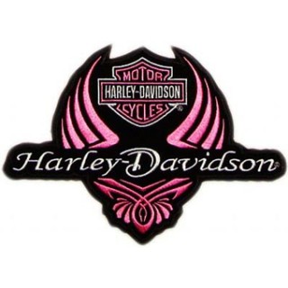 Harley Davidson Ladies logo embroidery design - Embroidery Design