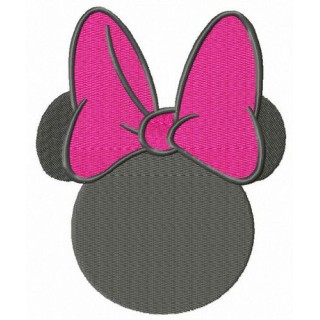 Minnie offended embroidery design - Embroidery Design