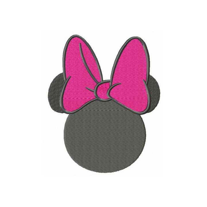 Minnie offended embroidery design - Embroidery Design