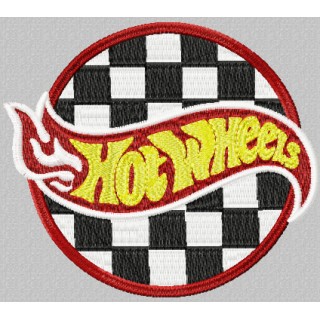 Hot Wheels Racing Logo embroidery design - Embroidery Design
