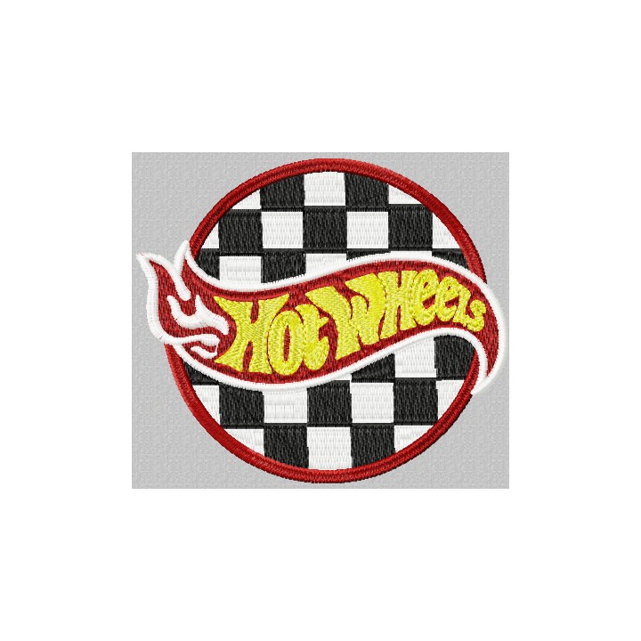 Hot Wheels Racing Logo embroidery design - Embroidery Design