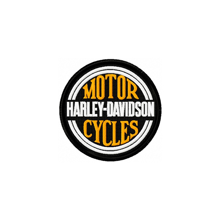 Harley Davidson patch logo embroidery design - Embroidery Design