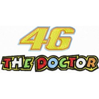 46 the doctor logo embroidery design - Embroidery Design