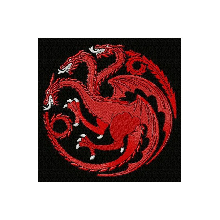 House Targaryen logo embroidery design - Embroidery Design