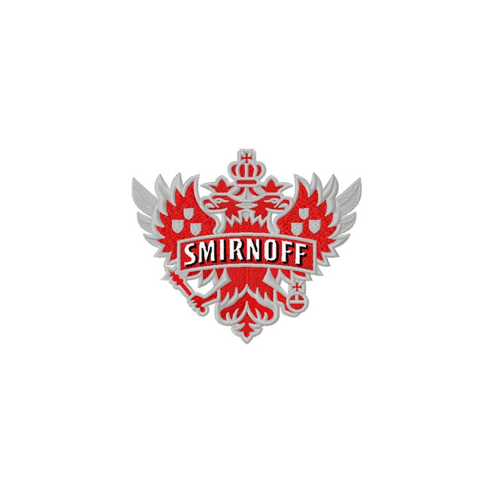 Smirnoff logo embroidery design - Embroidery Design