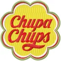 Chupa Chups logo embroidery design showcasing a colorful candy logo, ideal for creative stitching projects.