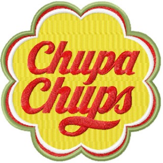 Chupa Chups logo embroidery design - Embroidery Design