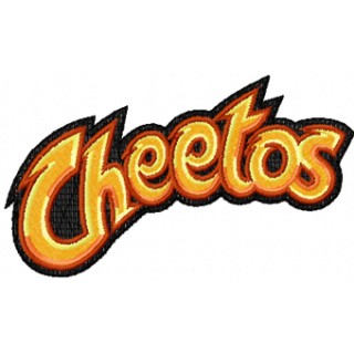 Cheetos chips logo embroidery design - Embroidery Design