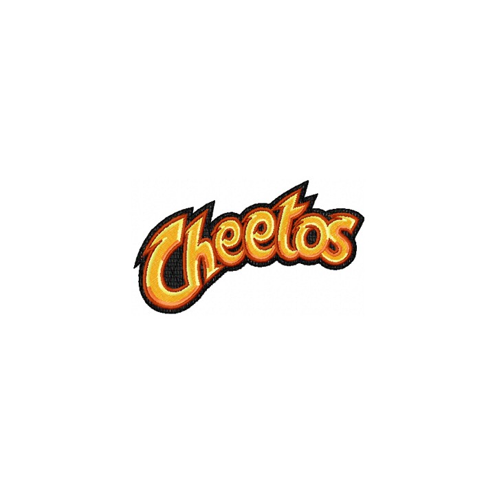 Cheetos chips logo embroidery design - Embroidery Design
