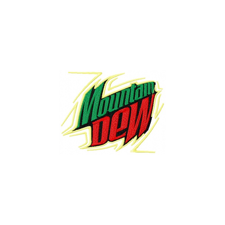 Mountain Dew embroidery design - Embroidery Design