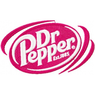 Dr Pepper embroidery design - Embroidery Design