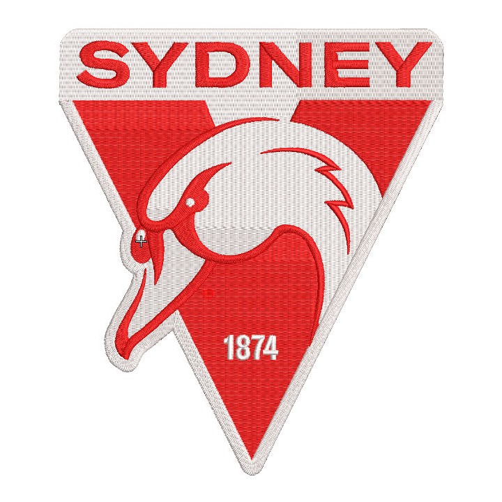Sydney Swans Logo embroidery design - Embroidery Design