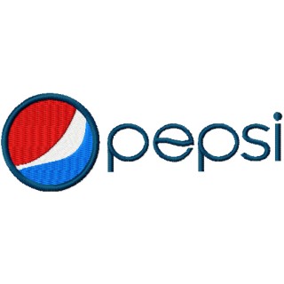 Pepsi-Cola logo embroidery design - Embroidery Design