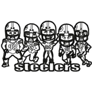 Pittsburgh Steelers Team embroidery design - Embroidery Design