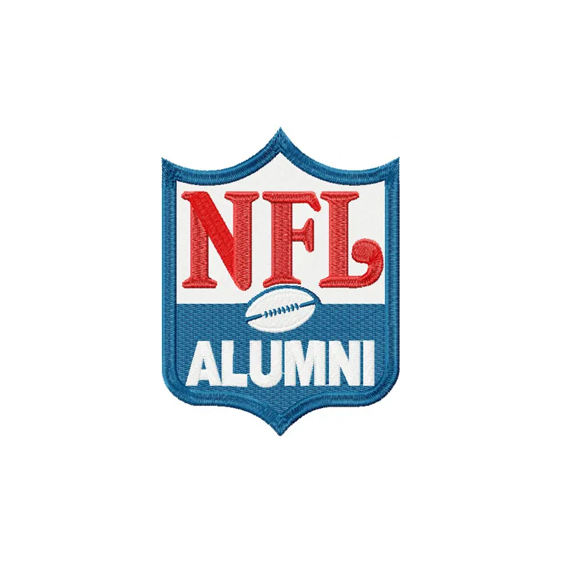 Embroidery design featuring the National Football League alternate logo, ideal for sports-themed projects.