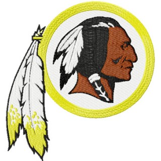 Washington Redskins logo embroidery design - Embroidery Design