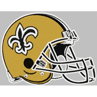 New Orleans Saints helmet embroidery design - Embroidery Design