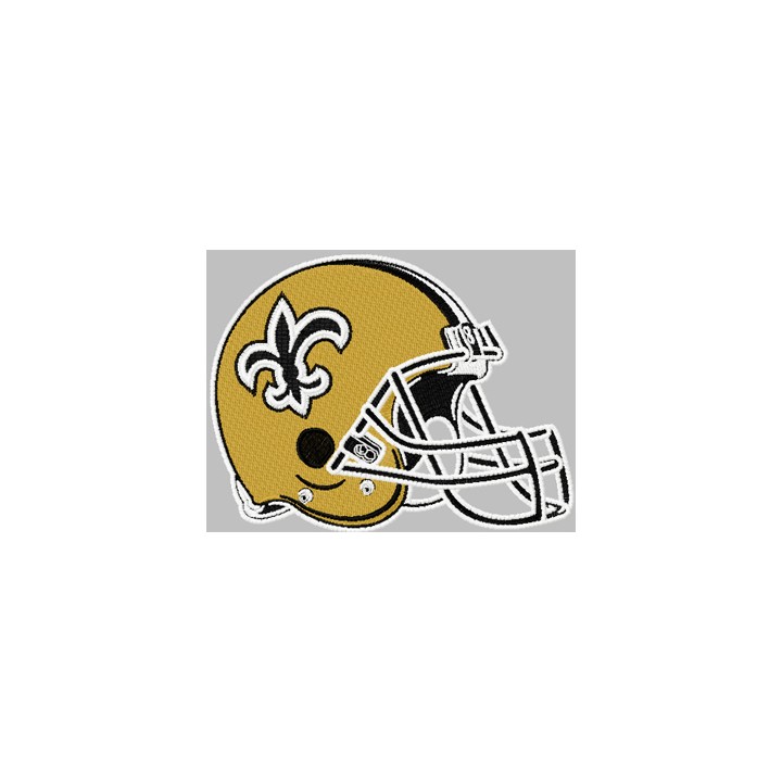 New Orleans Saints helmet embroidery design - Embroidery Design