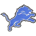 Detroit Lions Logo embroidery design showcasing the iconic emblem, ideal for stitching on apparel and accessories.